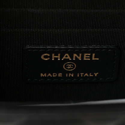 Chanel Lambskin Quilted Mini Trendy CC Clutch With Chain Black 6 of 9
