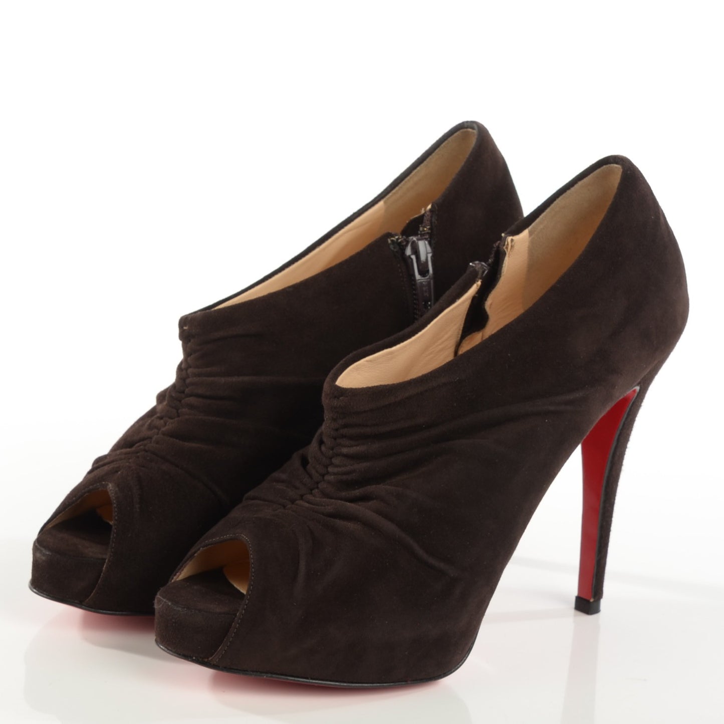 Suede Treopli 120 Booties 38 Moka