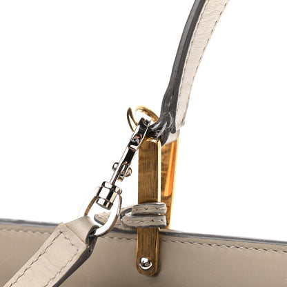 Balenciaga Calfskin Le Dix M Cartable Shoulder Bag Pearl Grey 10 of 13