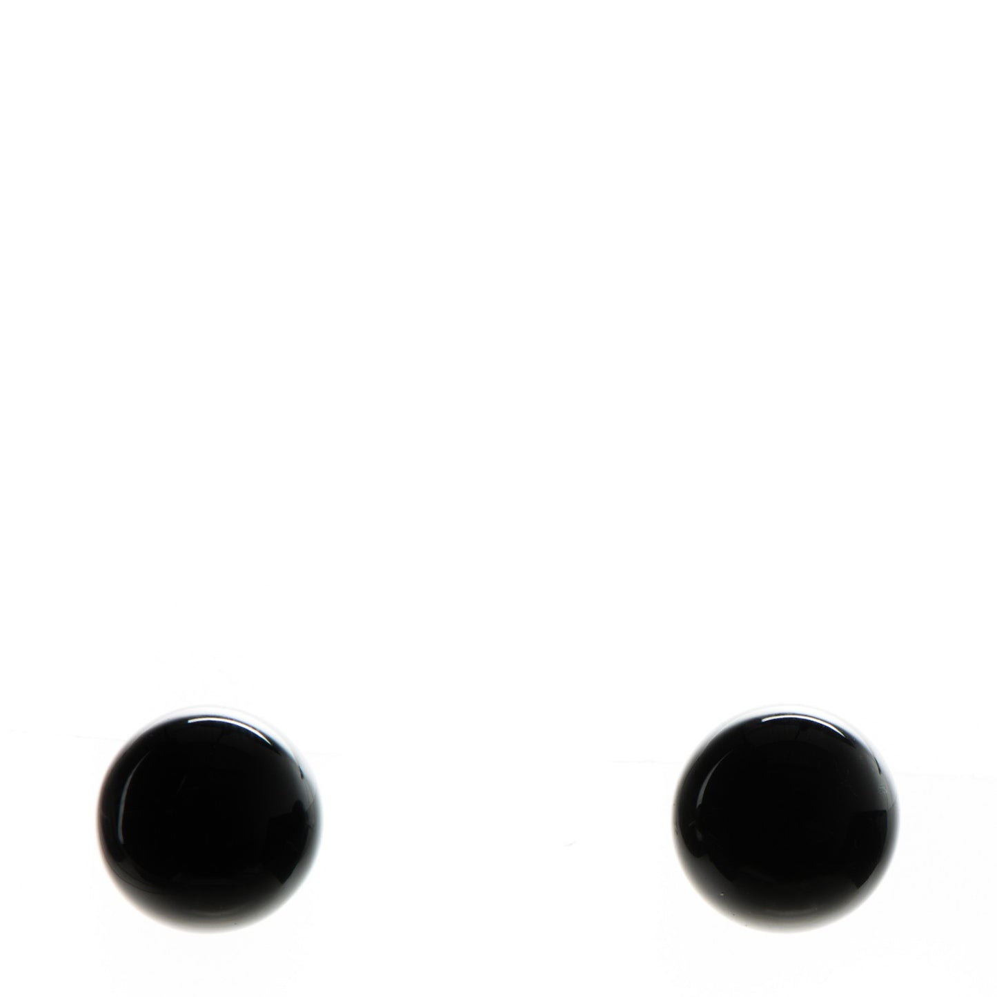 Sterling Silver Black Onyx 10mm Ziegfeld Earrings