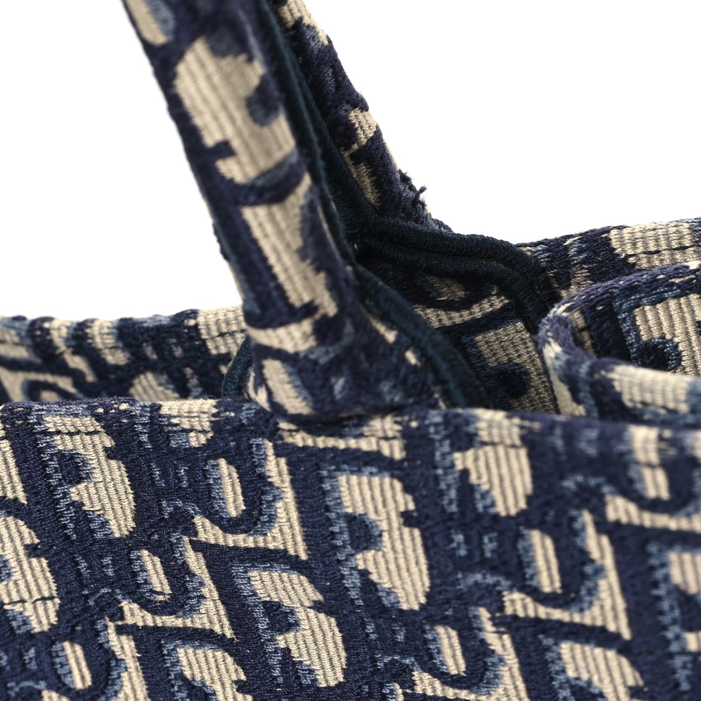 Oblique Medium Book Tote Blue Multicolor