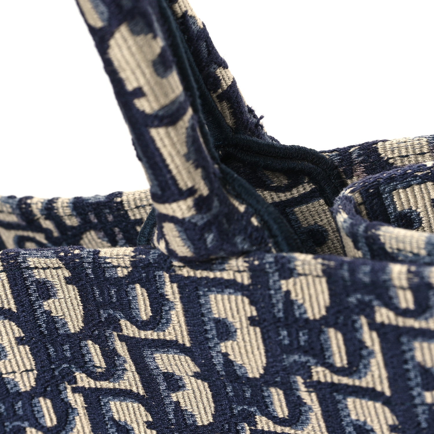 Christian Dior Oblique Medium Book Tote Blue Multicolor 12 of 12