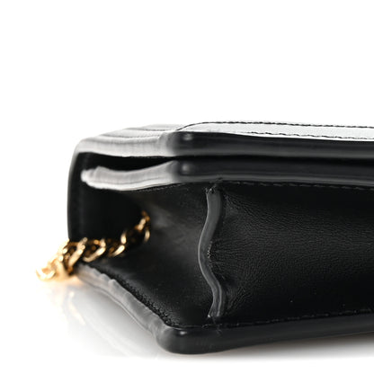 Gucci Calfskin GG Matelasse Chain Wallet Black 8 of 10