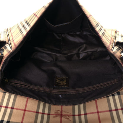 Burberry Haymarket Check Diaper Messenger Bag 5 of 18