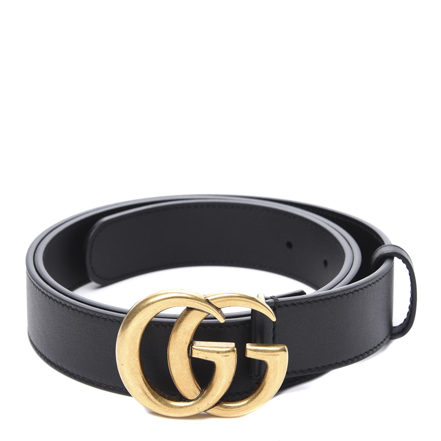Calfskin Double G 30mm Belt 95 38 Black