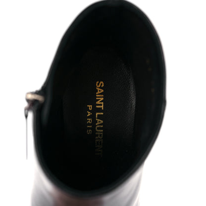 Saint Laurent Nappa Vendome Loulou Ankle Zip Boot 39 Black 7 of 8