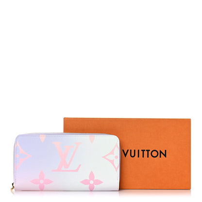 Louis Vuitton Monogram Giant Spring In The City Zippy Wallet Sunrise Pastel 10 of 10