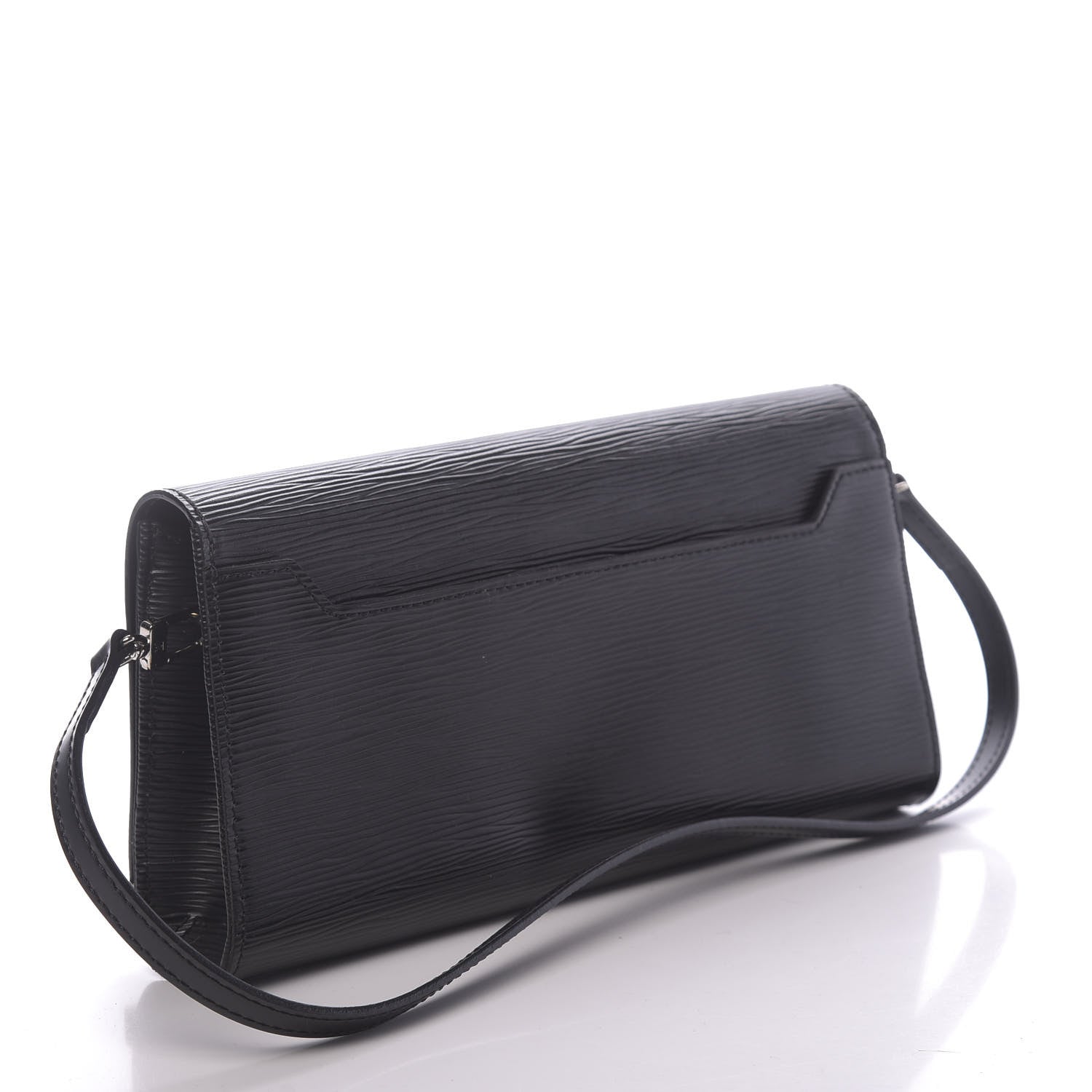 Louis Vuitton Epi Sevigne Clutch Black 3 of 9