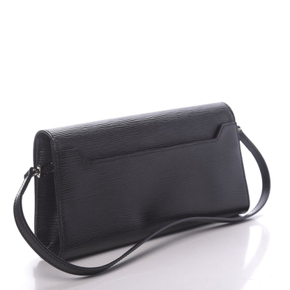 Louis Vuitton Epi Sevigne Clutch Black 3 of 9