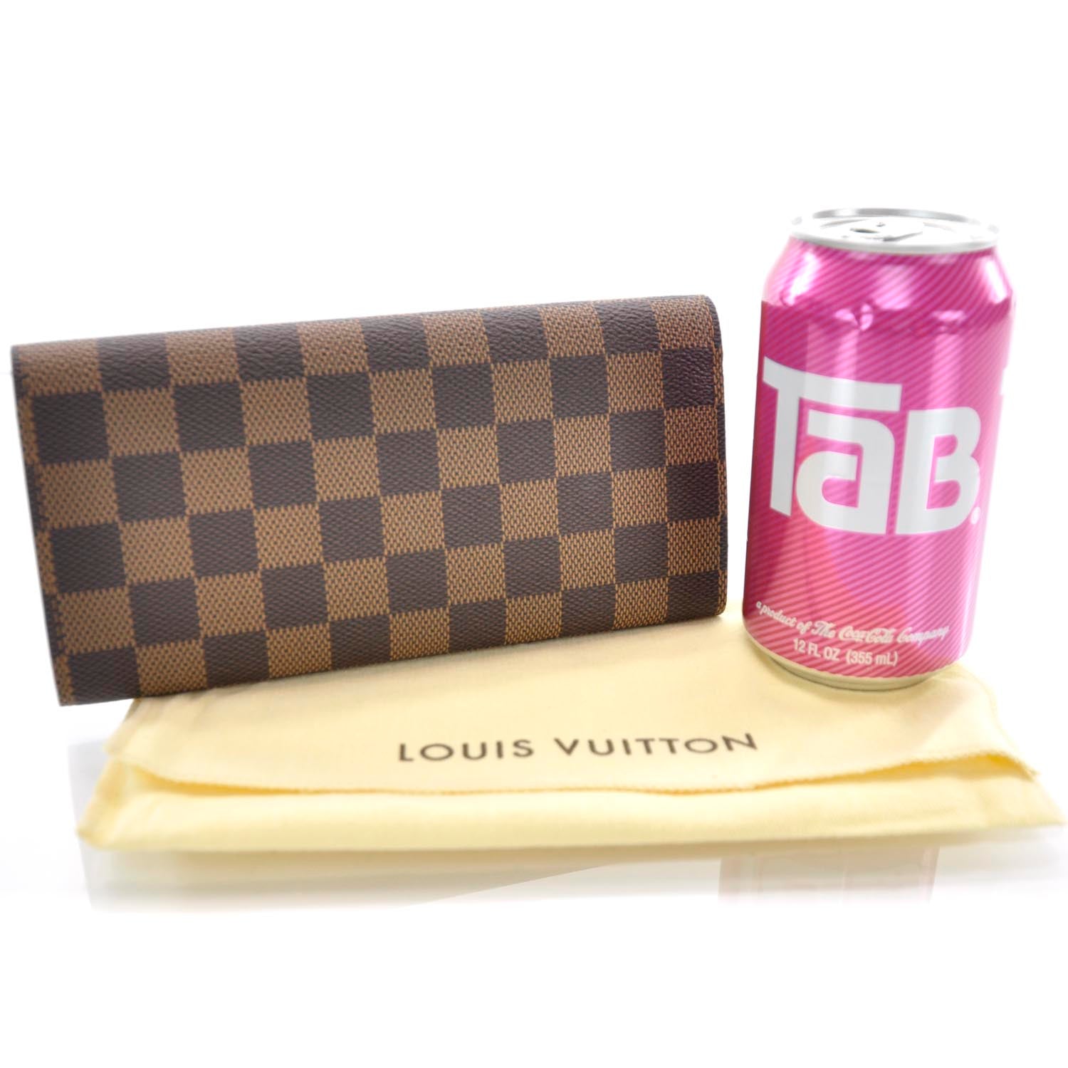 Louis Vuitton Damier Ebene Emilie Wallet 2 of 8