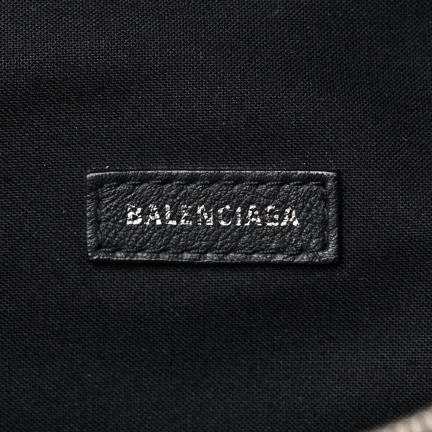 Balenciaga Calfskin Everyday Logo Belt Bag Black 6 of 9