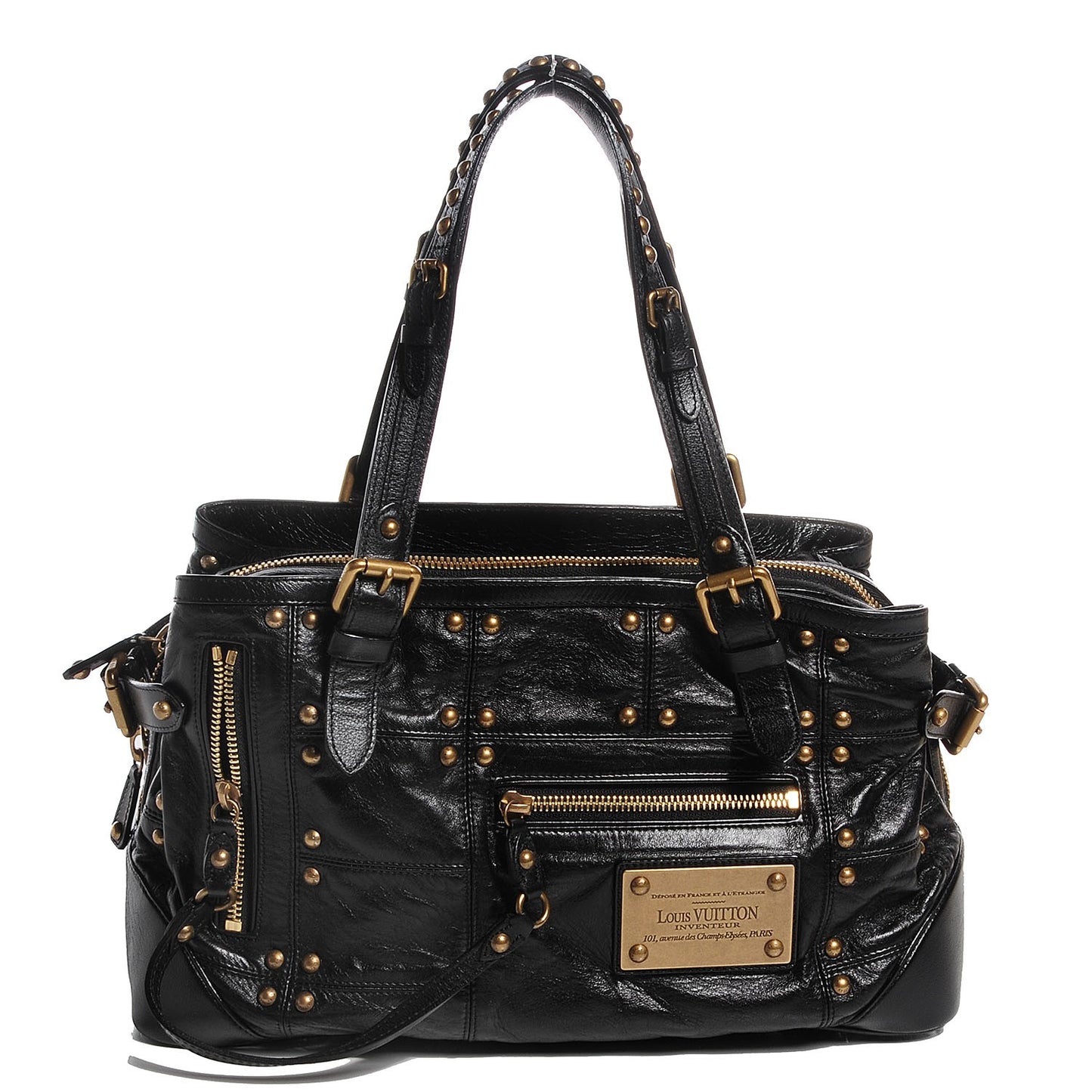 Lambskin Riveting Black