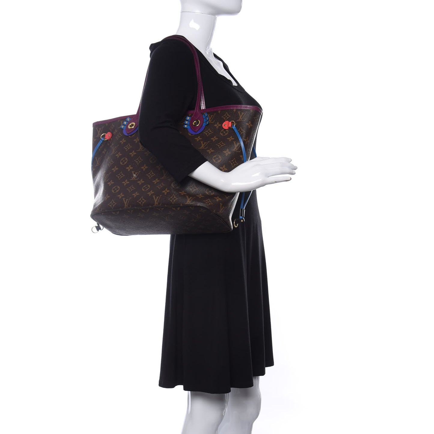 Monogram Totem Neverfull MM Magenta