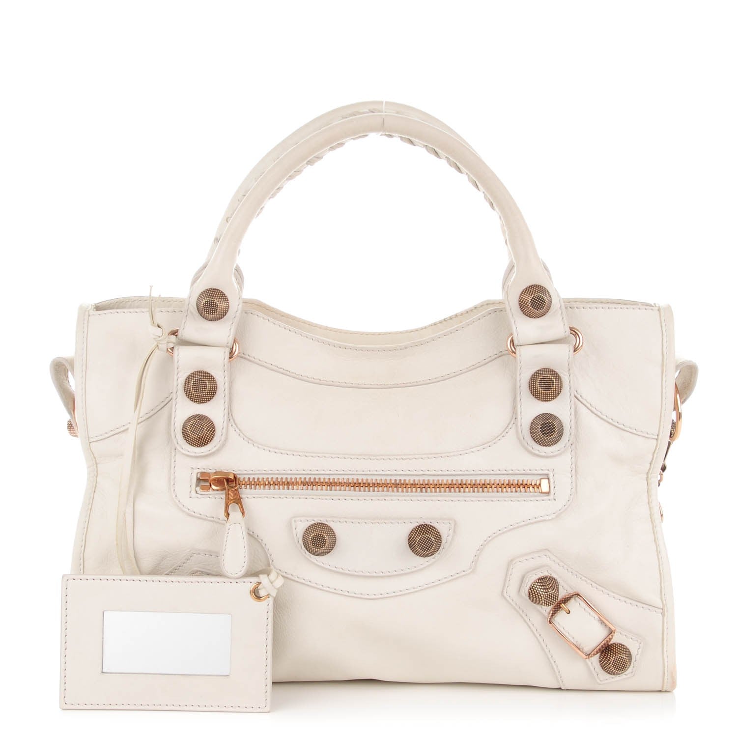 Balenciaga Agneau Giant 21 Rose Gold Hardware City White Light 1 of 10