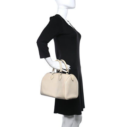 Louis Vuitton Epi Speedy 25 Ivory 2 of 10