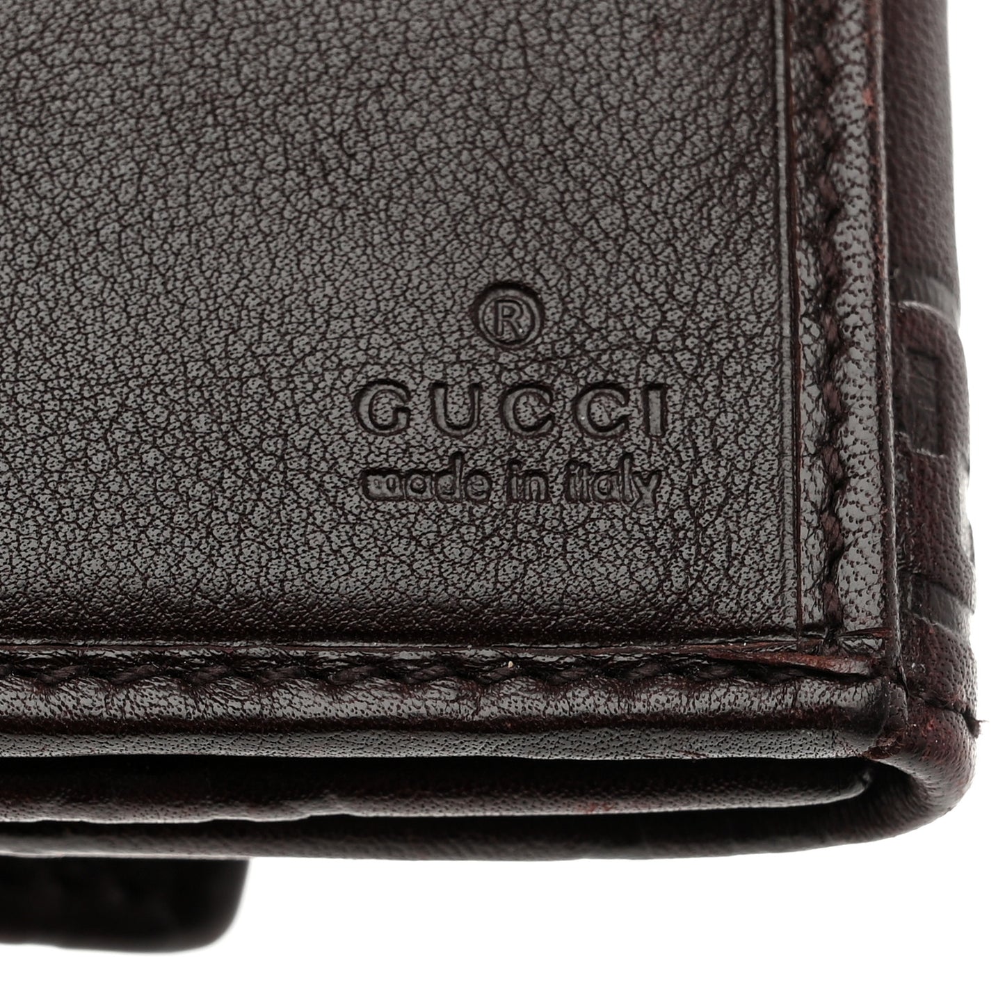 Guccissima Princy Continental Wallet Brown