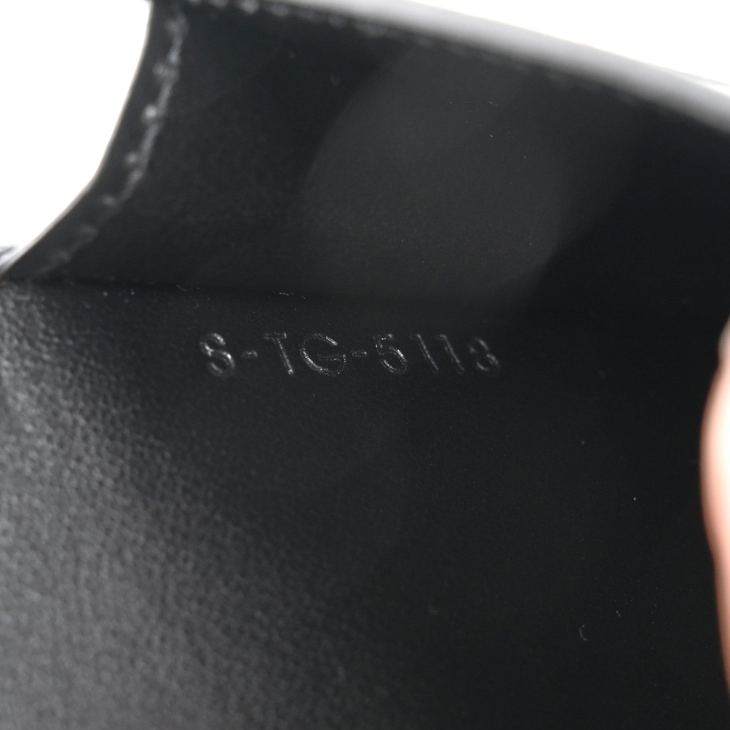 Celine Grained Calfskin Medium Multifunction Strap Wallet Black 5 of 8