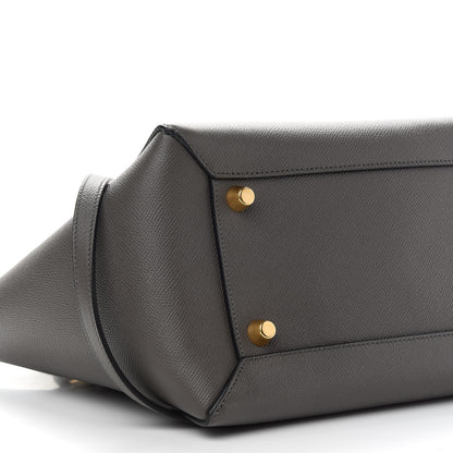 Celine Grained Calfskin Mini Belt Bag Grey 8 of 9