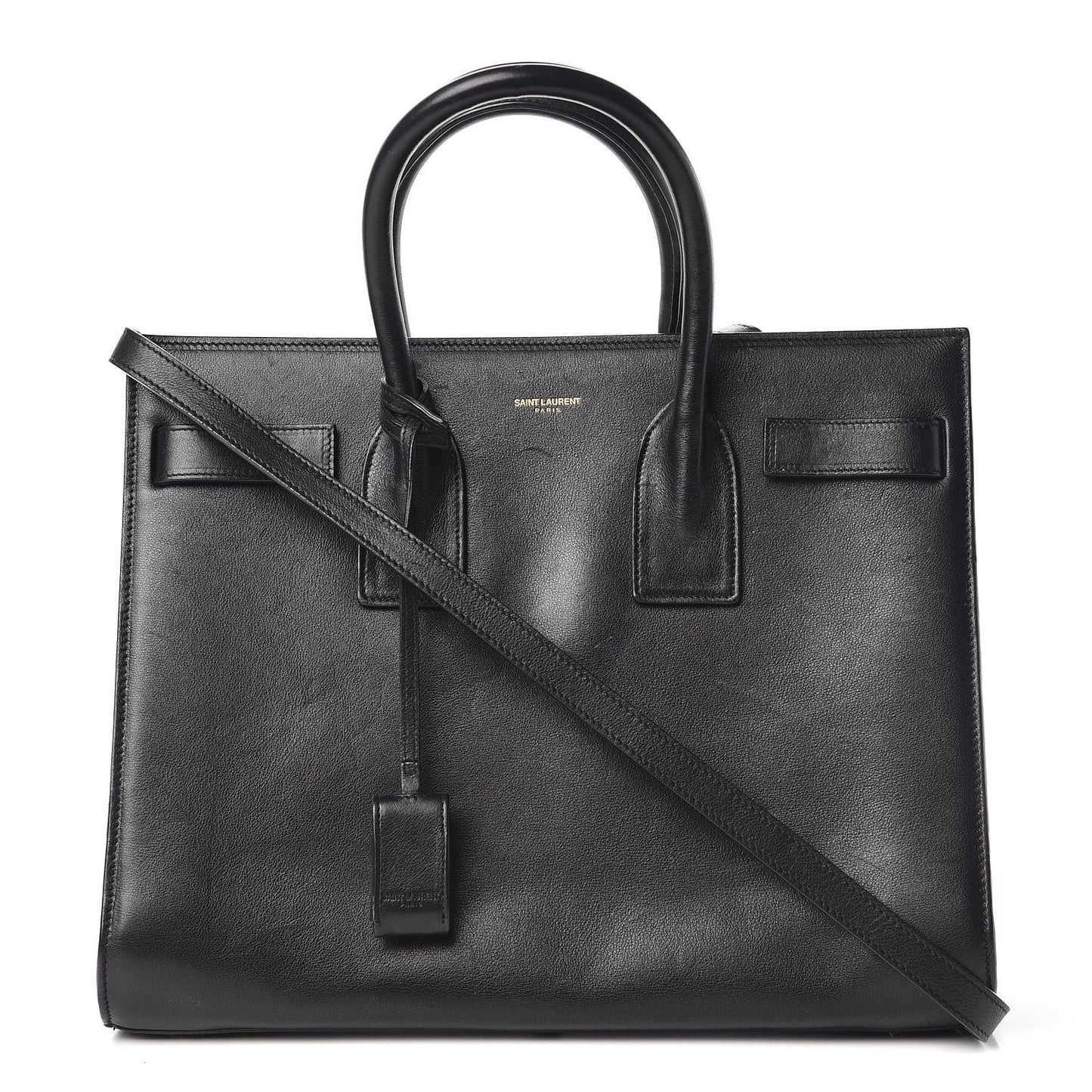Calfskin Small Sac De Jour Black