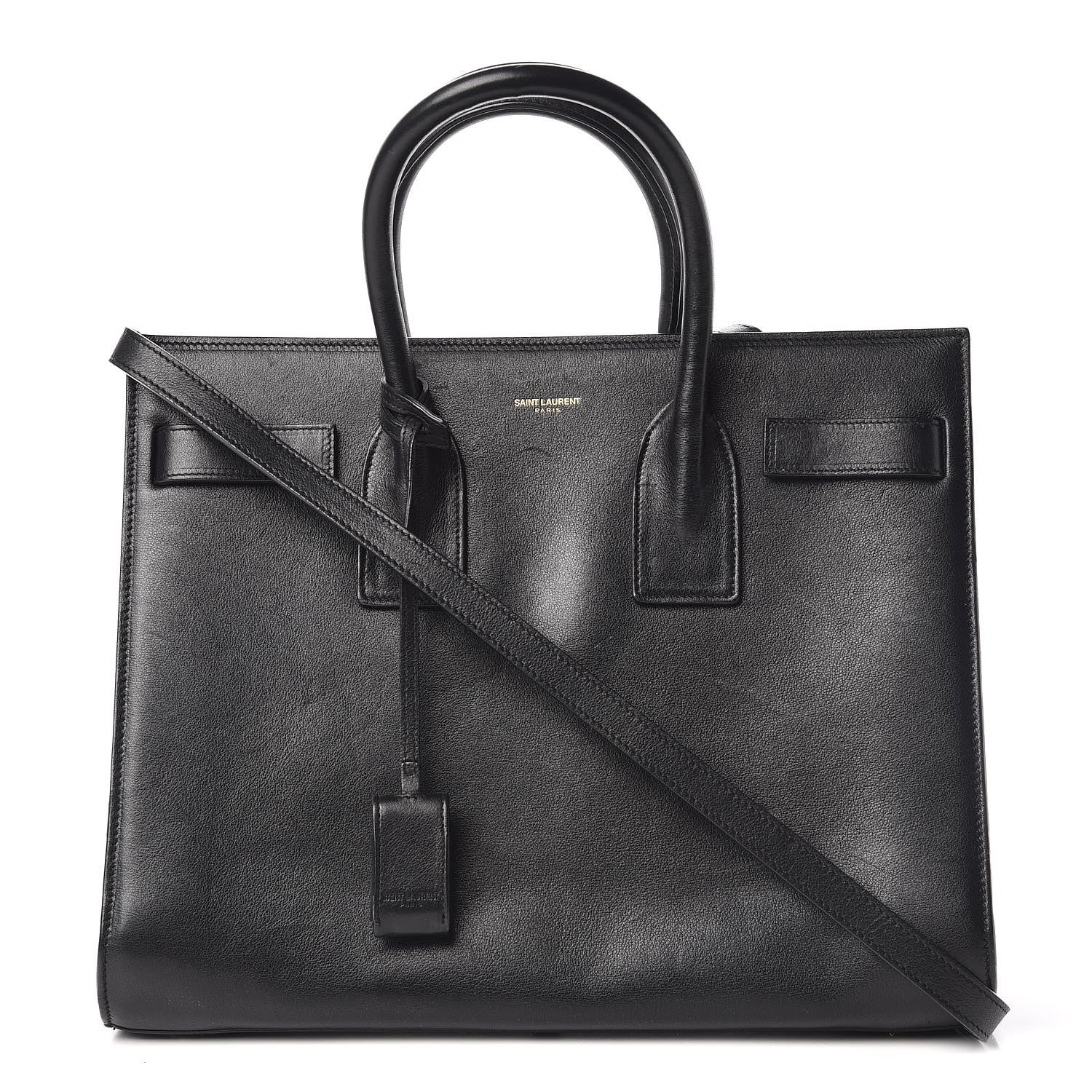 Saint Laurent Calfskin Small Sac De Jour Black 1 of 16