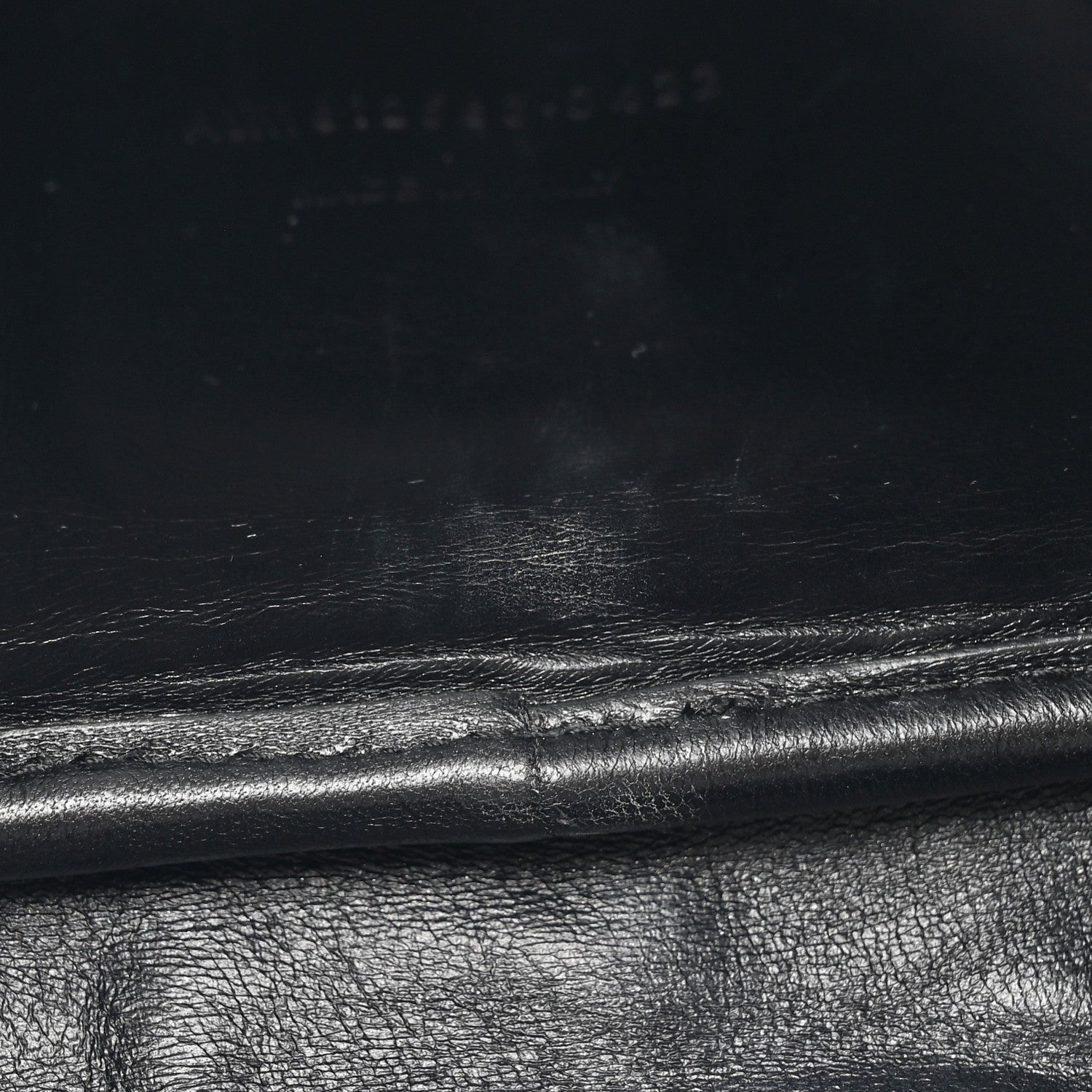Saint Laurent Patent Calfskin Crocodile Embossed Monogram Mini Lou Camera Bag Black 11 of 12