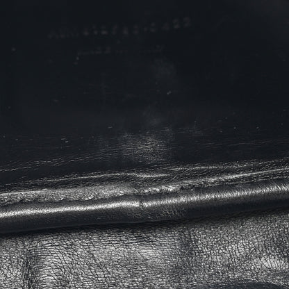 Saint Laurent Patent Calfskin Crocodile Embossed Monogram Mini Lou Camera Bag Black 11 of 12