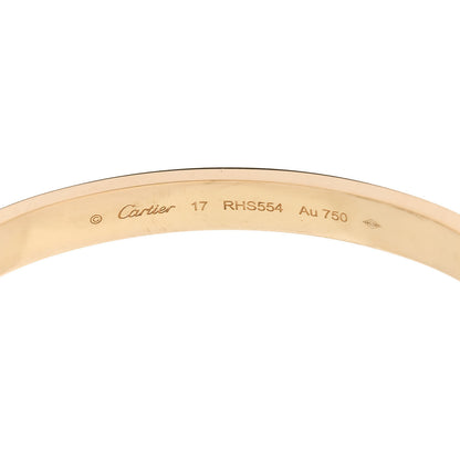 Cartier 18K Yellow Gold LOVE Bracelet 17 6 of 9