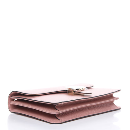 Gucci Dollar Calfskin Interlocking G Shoulder Bag Soft Pink 4 of 9