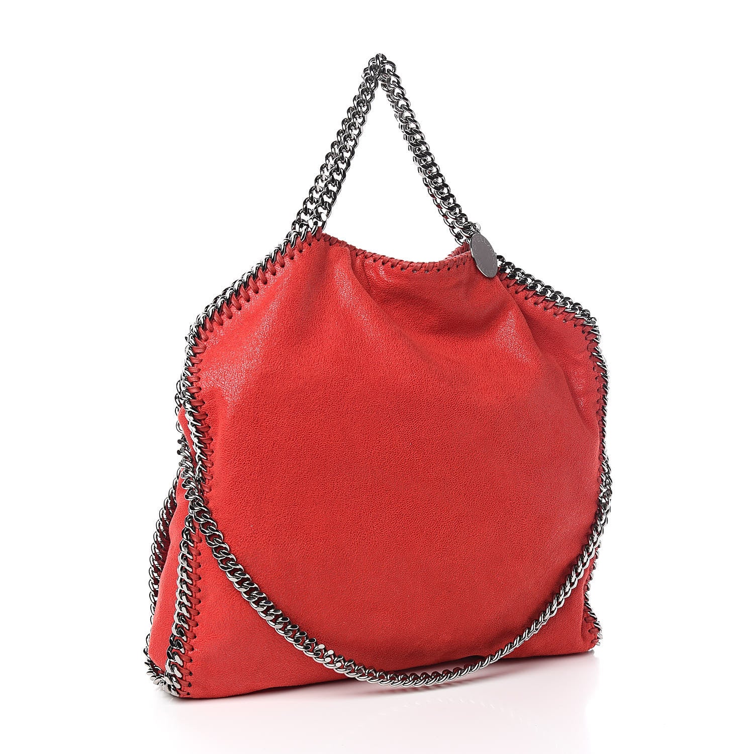 Stella McCartney Shaggy Deer Falabella Fold Over Tote Flame 4 of 11