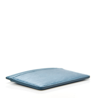 Louis Vuitton Epi Card Holder Cyan 5 of 7