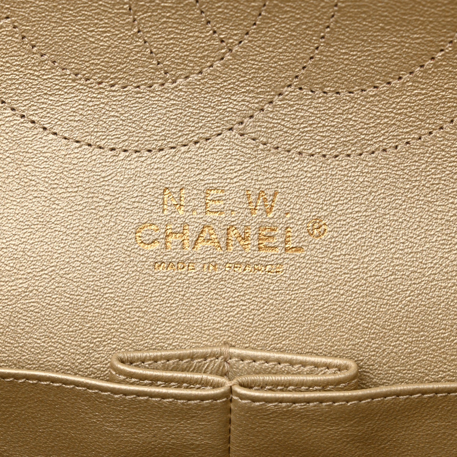 Chanel Metallic Lambskin Quilted Jumbo Double Flap Silver 6 of 15