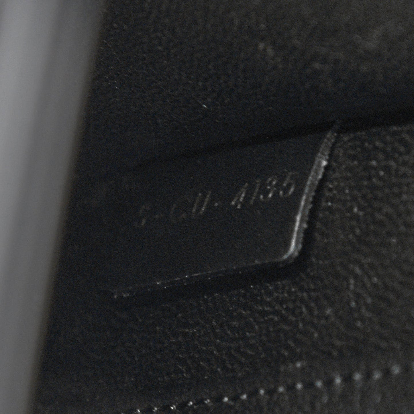 Drummed Calfskin Nubuck Nano Tri-Color Luggage Burgundy
