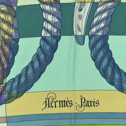 Hermes Cashmere Silk Double Face Della Cavalleria Fine Scarf 140 2 of 5