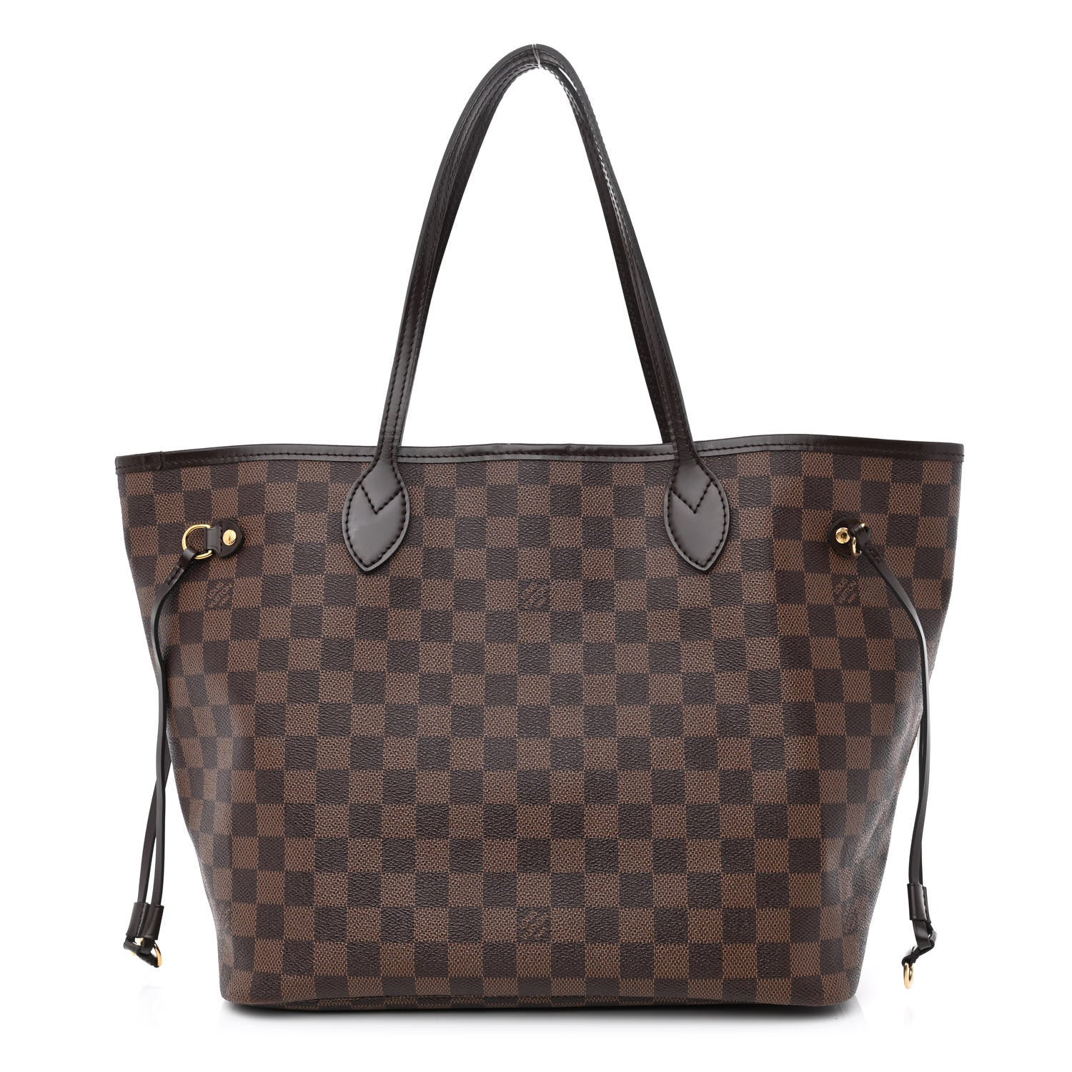 Louis Vuitton Damier Ebene Neo Neverfull MM Rose Ballerine 1 of 10