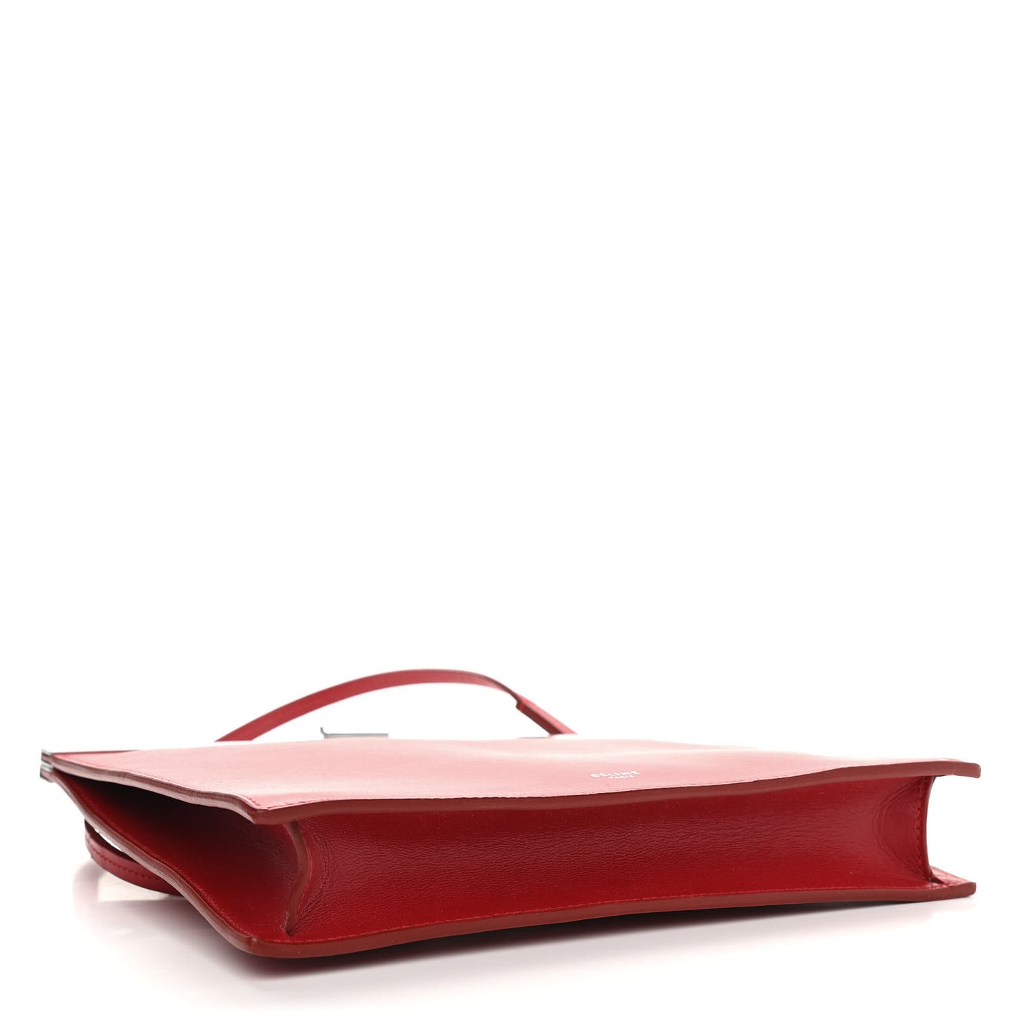 Smooth Calfskin Mini Clasp Bag Pop Red