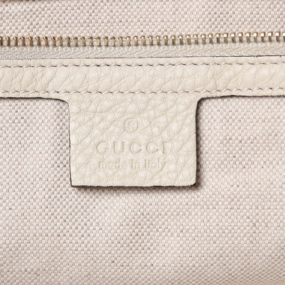 Gucci Straw Calfskin Bamboo Shopper Tote Raspberry 7 of 11
