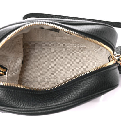 Gucci Pebbled Calfskin Small Soho Disco Bag Black 5 of 13