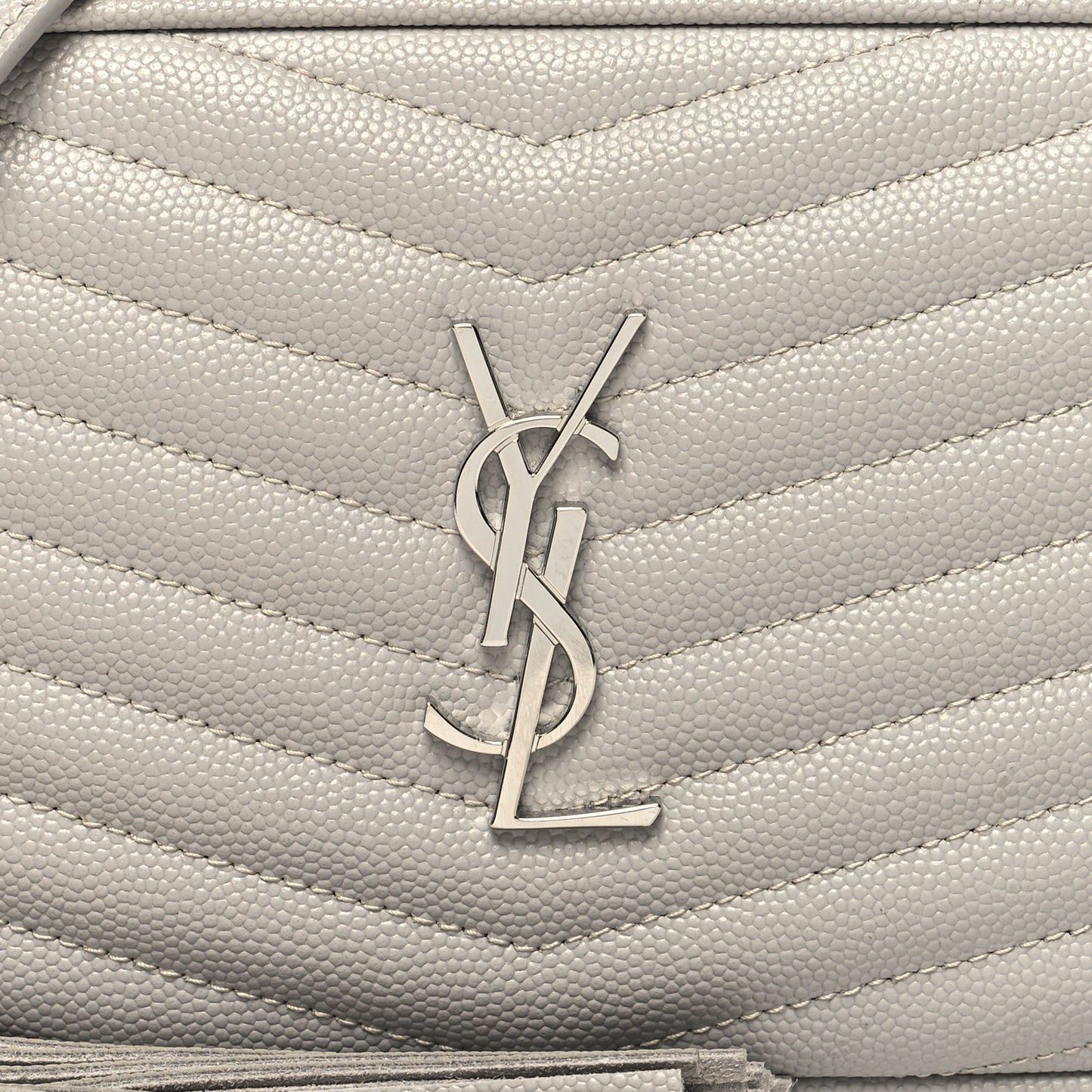 Grain De Poudre Matelasse Monogram Mini Lou Camera Bag Granite