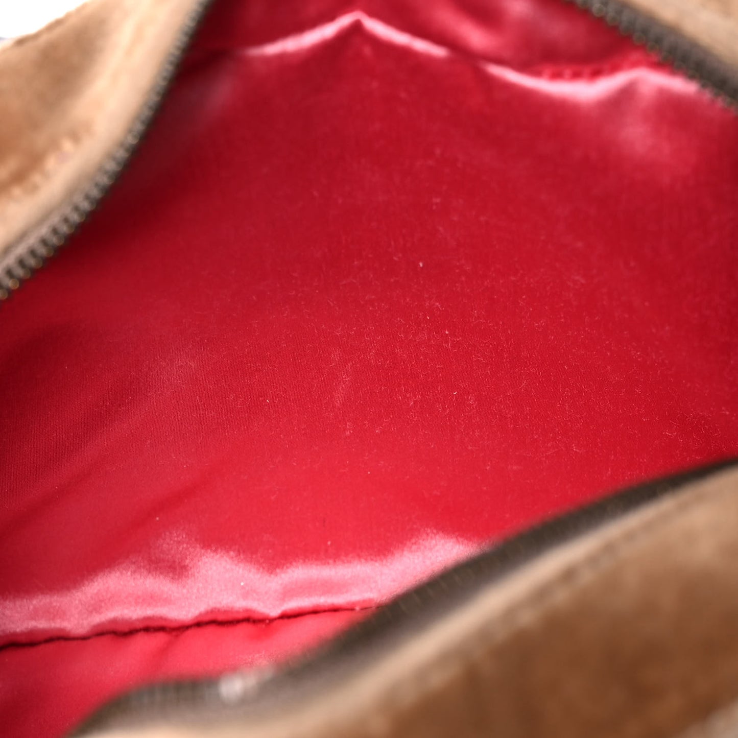 Velvet Matelasse Small GG Marmont Chain Shoulder Bag Taupe