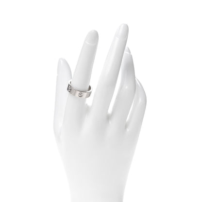 Cartier 18K White Gold 5.5mm LOVE Ring 57 8 2 of 4