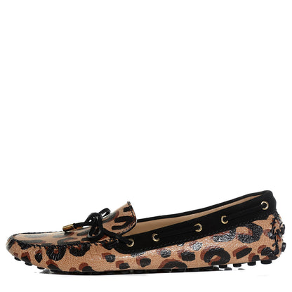 Louis Vuitton Leopard Print Calf Hair Gloria Loafers 40 1 of 7