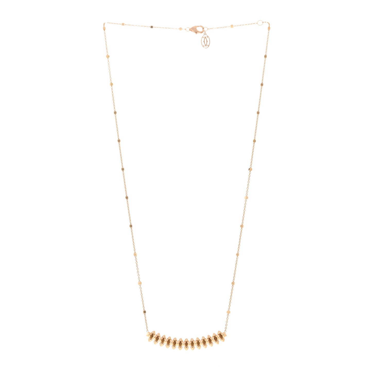 18K Pink Gold Small Clash de Cartier Necklace