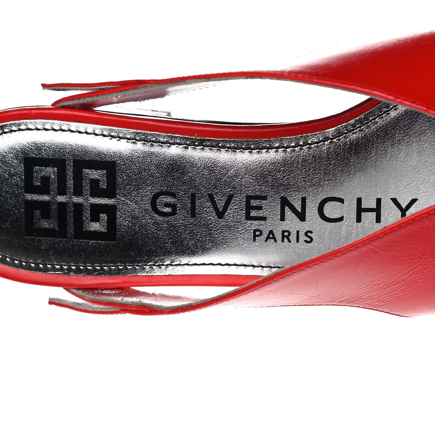 Calfskin Winged Mules 36 Red