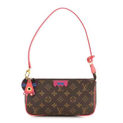Louis Vuitton Monogram Totem Pochette Accessories Flamingo 1 of 7