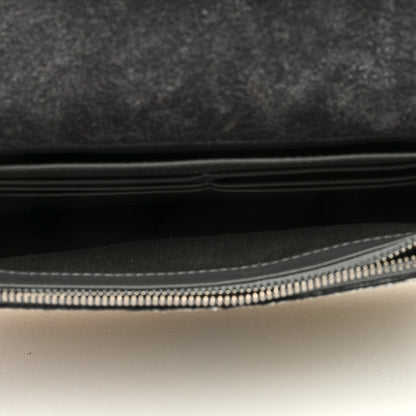 Jimmy Choo Glitter Palace Wallet On Chain Platinum 5 of 9