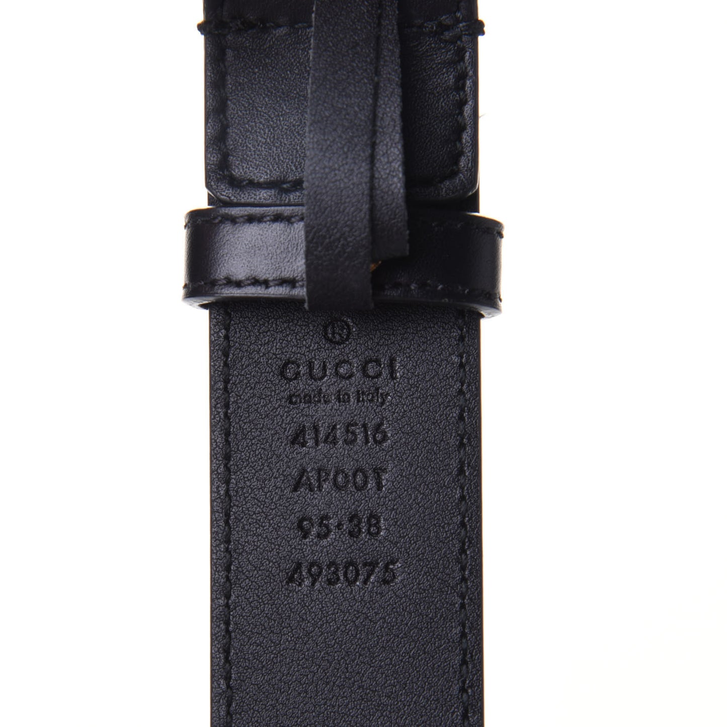 Calfskin Double G 30mm Belt 95 38 Black