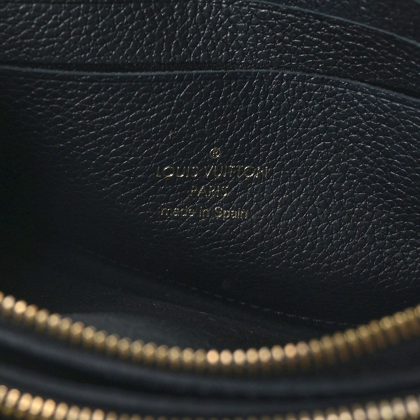 Empreinte Double Zip Pochette Black