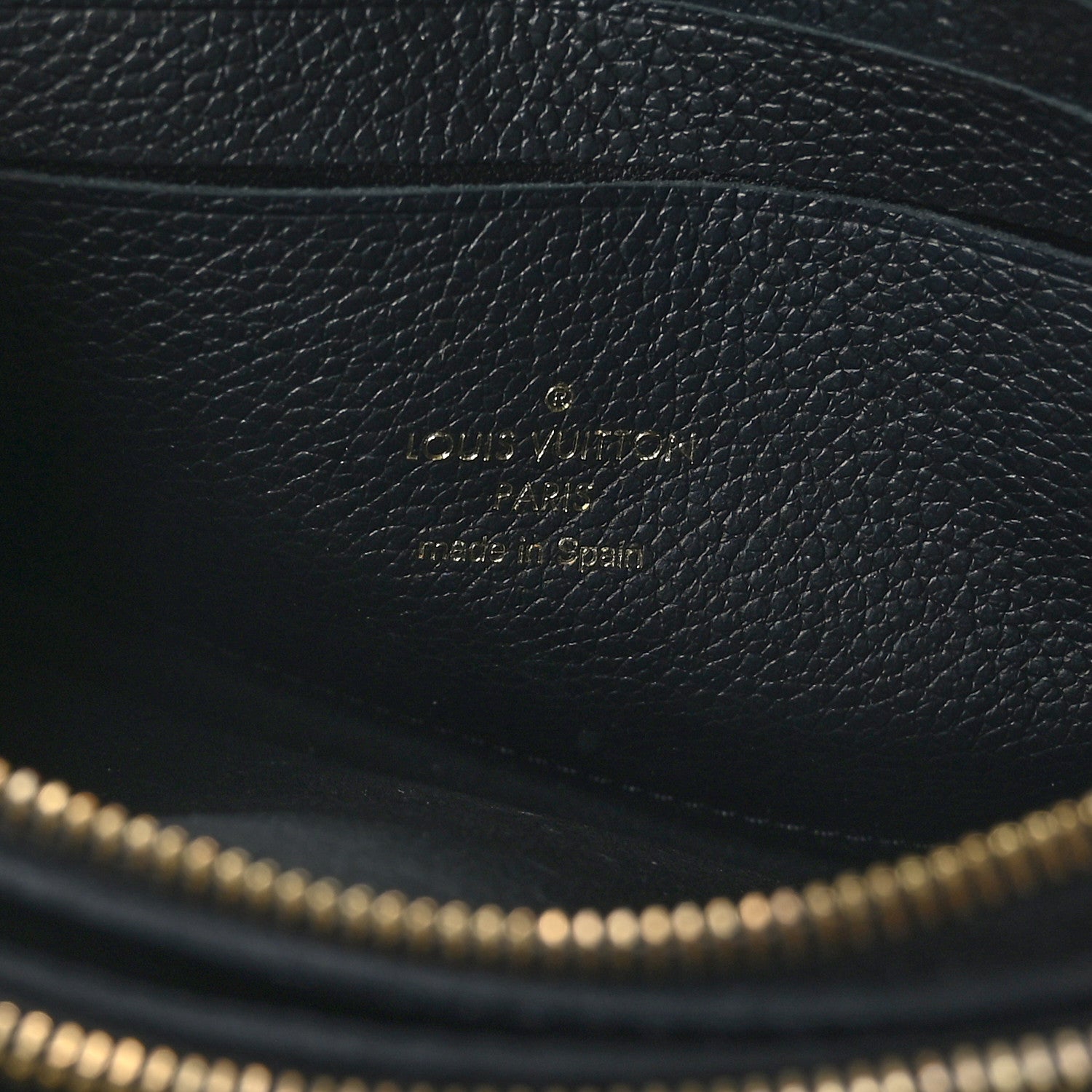 Louis Vuitton Empreinte Double Zip Pochette Black 7 of 9