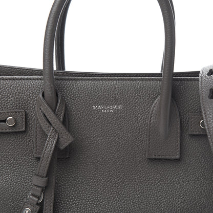 Saint Laurent Grained Calfskin Baby Sac De Jour Souple Coal 10 of 10
