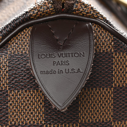 Louis Vuitton Damier Ebene Speedy 30 6 of 9
